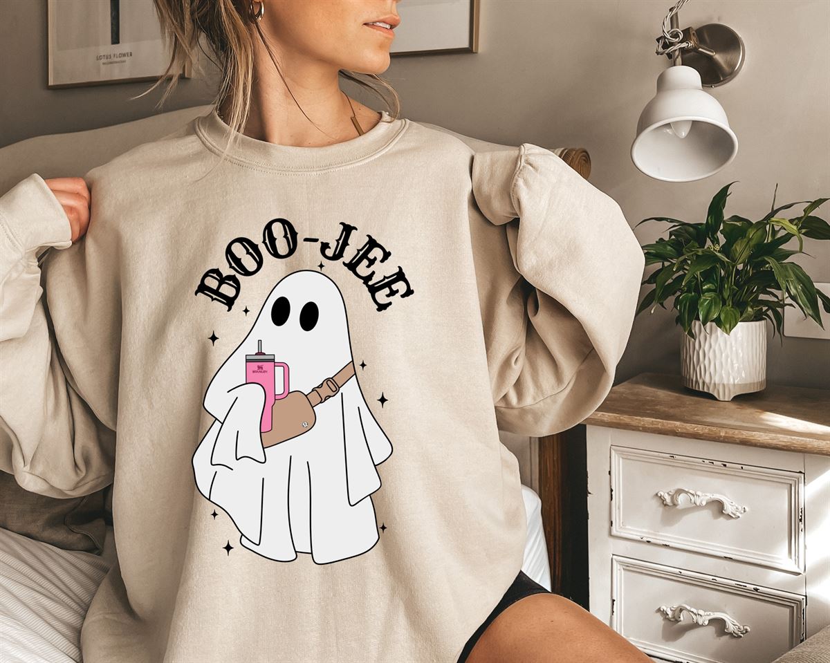 Boojee Sweatshirt Boo-jee Shirt Halloween Shirt Halloween Ghost Sweatshirt Boo Jee Shirt Boo Shirt Spooky Ghost Hoodie Pumpkin Season Plus Size Up To 5xl