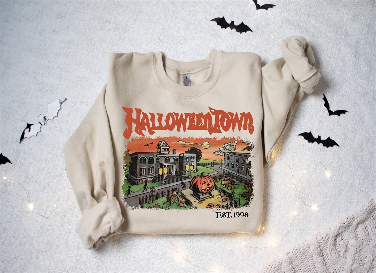 Halloweentown Est 1998 Sweatshirt Halloweentown University Retro Halloweentown Sweatshirt Fall Sweatshirt Halloween Sweatshirt -trungten- Ic5wd Full Size Up To 5xl