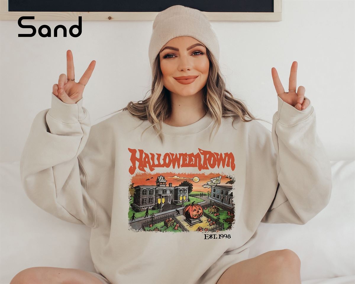 Halloweentown Est 1998 Sweatshirt Halloweentown University Retro Halloweentown Sweatshirt Fall Sweatshirt Vintage Halloween Sweatshirt Size Up To 5xl